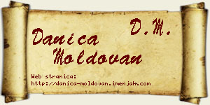 Danica Moldovan vizit kartica